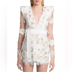 Zhivago By the Way White Mini Wrap Dress 4